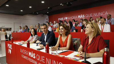 Sánchez denuncia  ante el Comité Federal el "atropello" a los derechos fundamentales de Zapatero y su familia