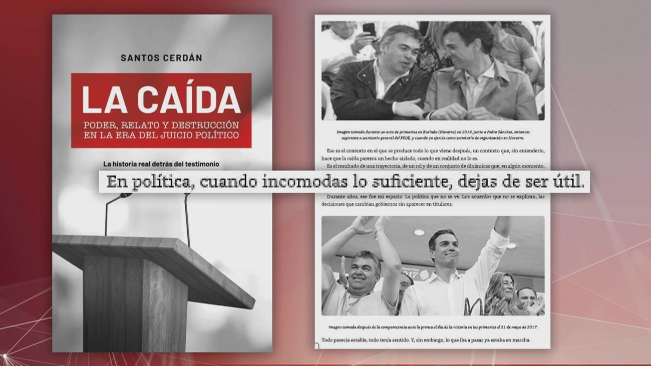 Santos Cerdán publica un libro sobre las consecuencias del "juicio político" tras su implicación en el 'caso Koldo'