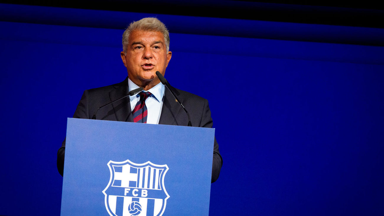 Joan Laporta, presidente del FC Barcelona