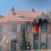 Herido grave un trabajador en el incendio de la vivienda que estaba reformando en San Lorenzo de El Escorial