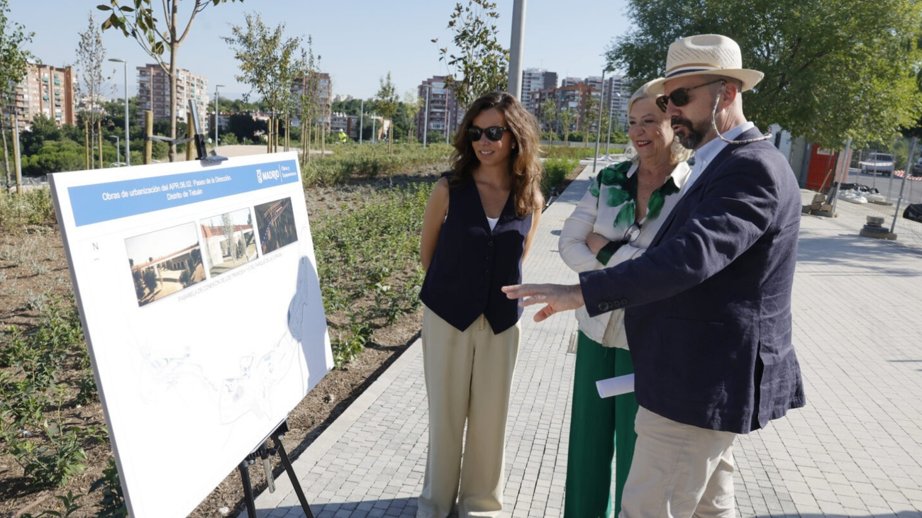 El Parque de la Cornisa de Tetuán estrenará una pasarela inspirada en los canales históricos