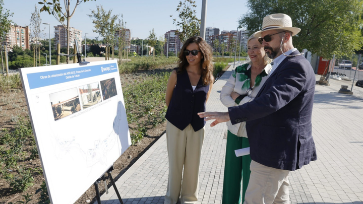 El Parque de la Cornisa de Tetuán estrenará una pasarela inspirada en los canales históricos