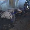 Incendio en la vía pública: Arden dos motos en la calle Escorial, en Malasaña