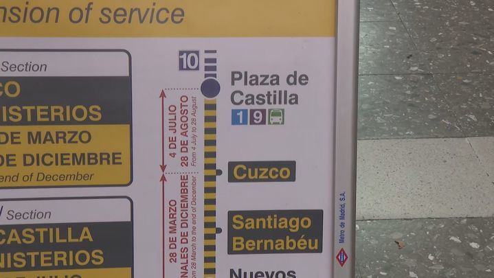 Cortes de la línea 10 a partir del sábado 4 de julio / TELEMADRID