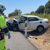 Cuatro jóvenes heridos, uno de ellos grave, tras chocar dos turismos en la  N-403 en Martín de Valdeiglesias