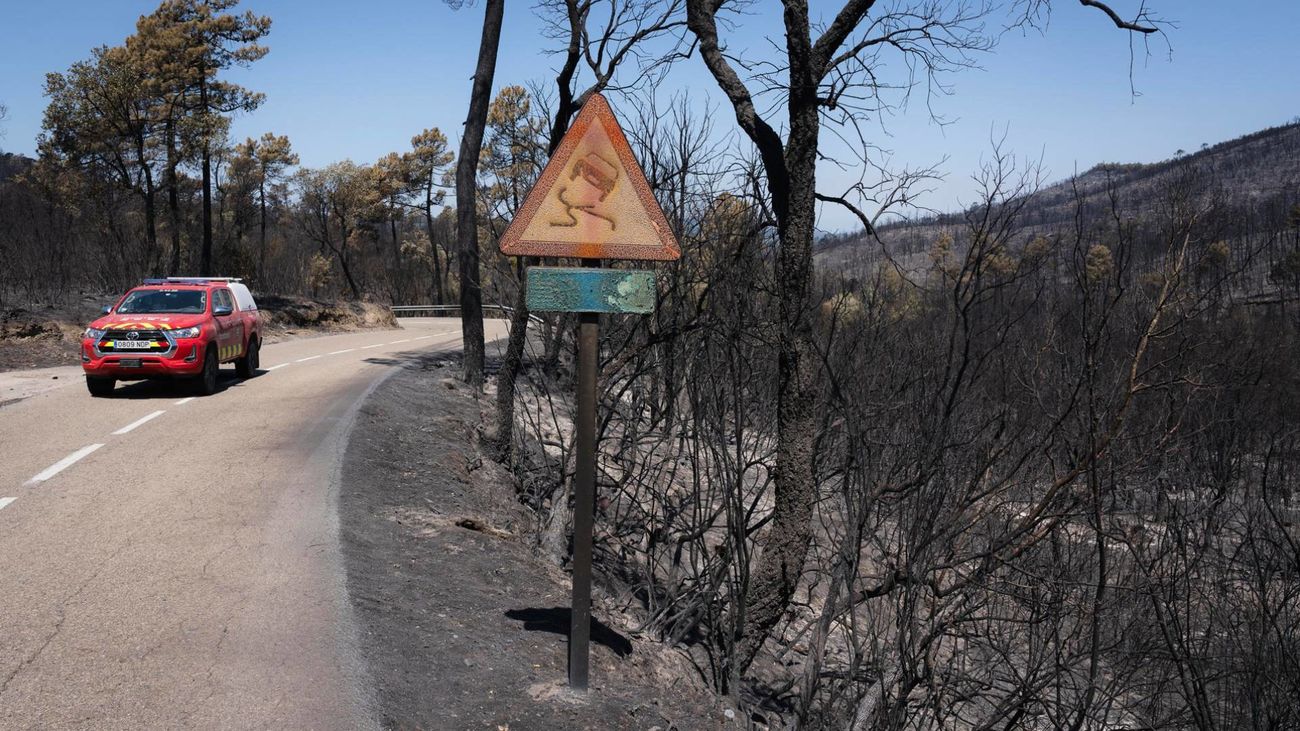 El incendio de La Bisbal (Gerona) sigue fuera de control y el de Loporzano (Huesca) activa el nivel 2 de emergencia