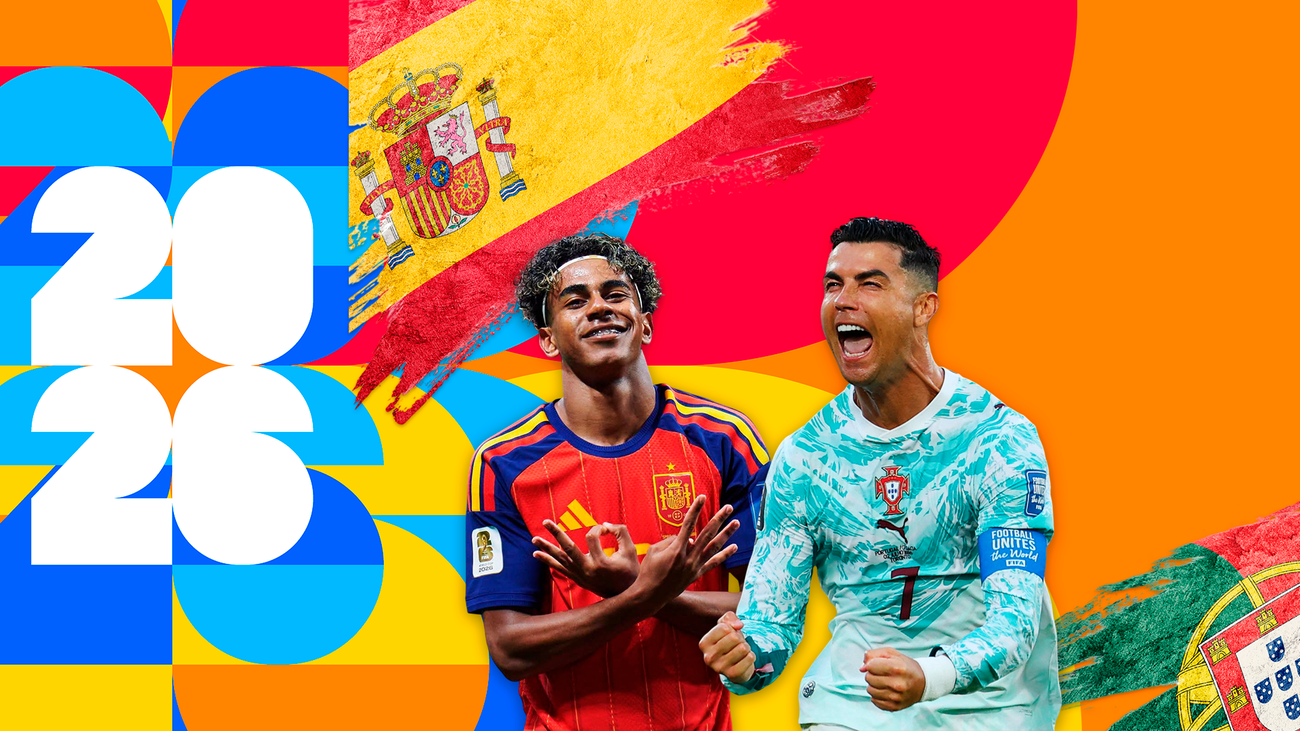Lamine Yamal y Cristiano Ronaldo