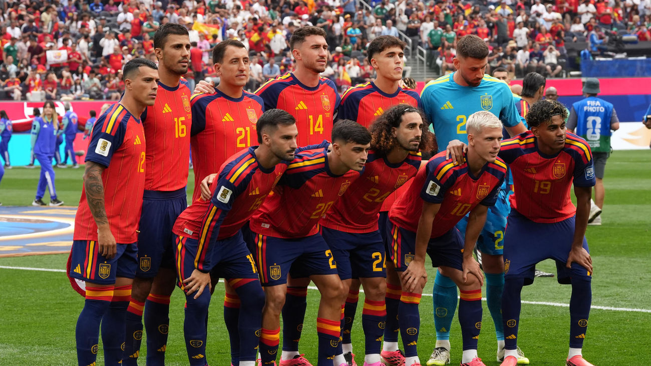 Alineación de la Selección española