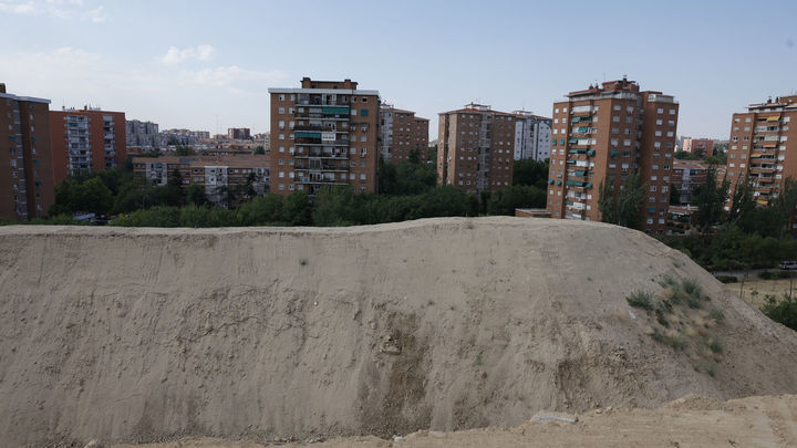 Las futuras colinas de Aluche tendrán 6 metros de altura