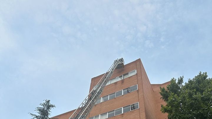 Incendio en la facultad de Derecho de la Complutense