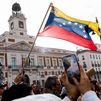 Imagen de archivo de venezolanos en la Puerta del Sol de Madrid tras la caída de Maduro