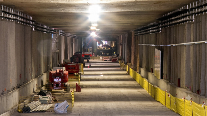 Finalizan los trabajos de excavación del túnel de Parque Castellana
