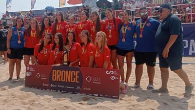 Madrid, medalla de bronce en el Campeonato de España de Balonmano Playa