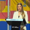 Los Reyes y la princesa Leonor acompañan a la infanta Sofía en Zaragoza en su primer discurso