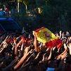 Dos pantallas gigantes en Madrid Río para seguir el partido de España contra Bélgica