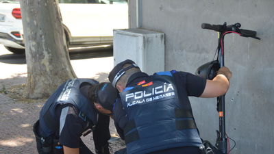 Solo un patinete inspeccionado por la Policía de Alcalá cumplía con todos los requisitos