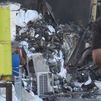 Arde una chatarrería en Mejorada del Campo tras una explosión