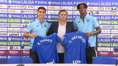 El Getafe presenta a Terrats y Valou
