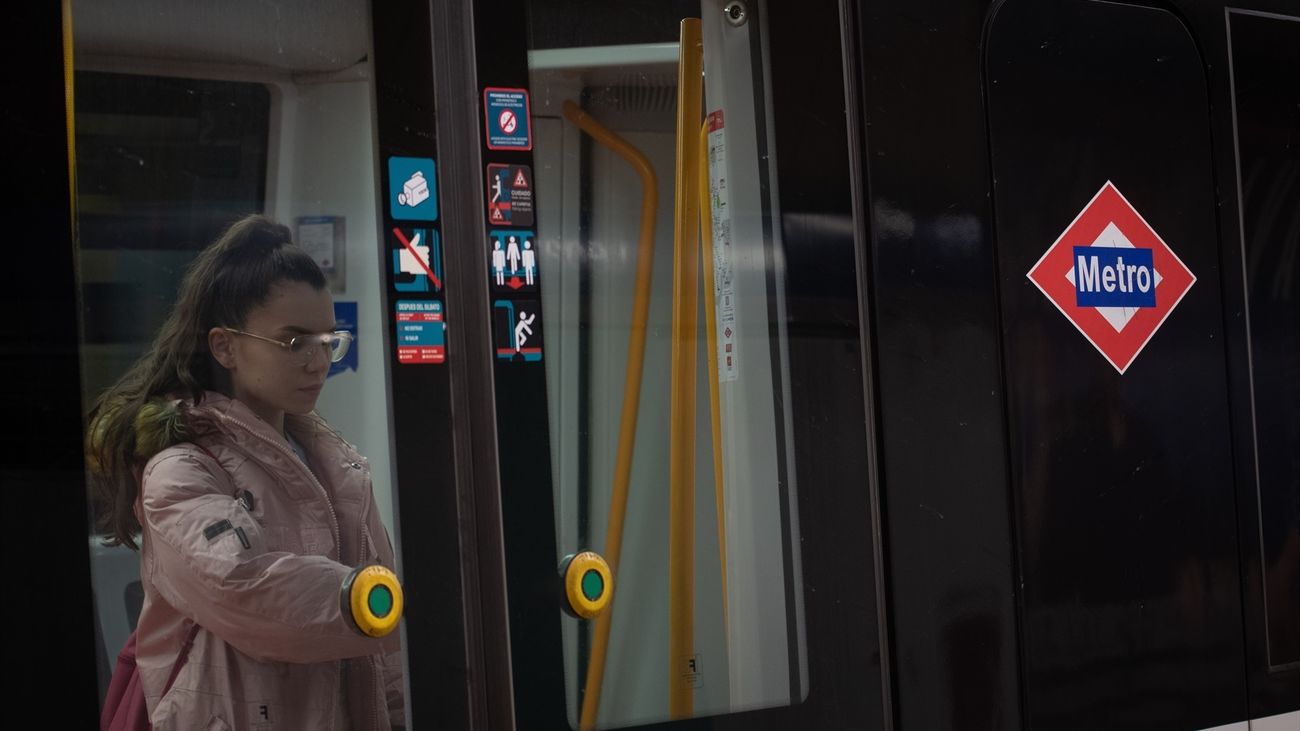 Un usuario de Metro