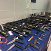 Armas incautadas por la Policía Municipal de Madrid durante la campaña de Navidad