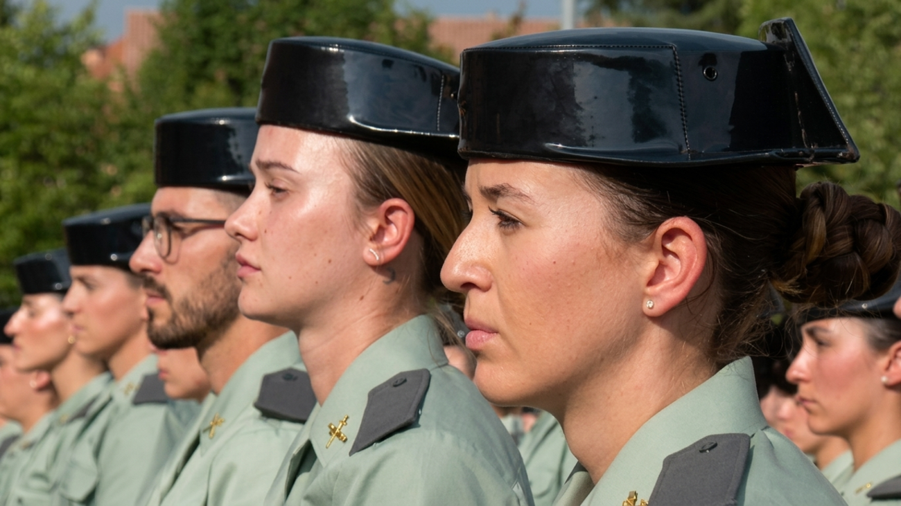 Más de 300 guardiaciviles en prácticas se incorporan a sus destinos en Madrid