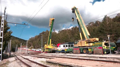 La línea C-9 de Cercanías sigue sin fecha de reapertura tras más de dos años de obras en la Sierra de Madrid