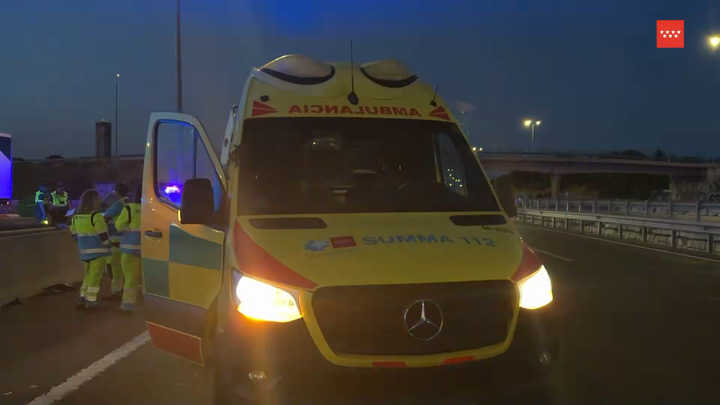 Muere un menor de 17 años atropellado por un turismo en la A-1, a la altura de San Sebastián de los Reyes
