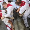 Quinto encierro de San Fermín 2026: 14 heridos y un corredor sufre una grave cornada en la cara