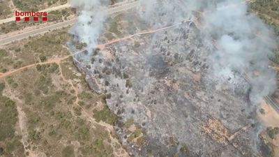 Controlado el incendio en Mont-roig del Camp (Tarragona) tras quemar 7 hectáreas