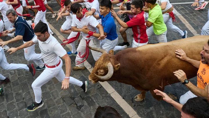 Sexto encierro de los Sanfermines de 2026