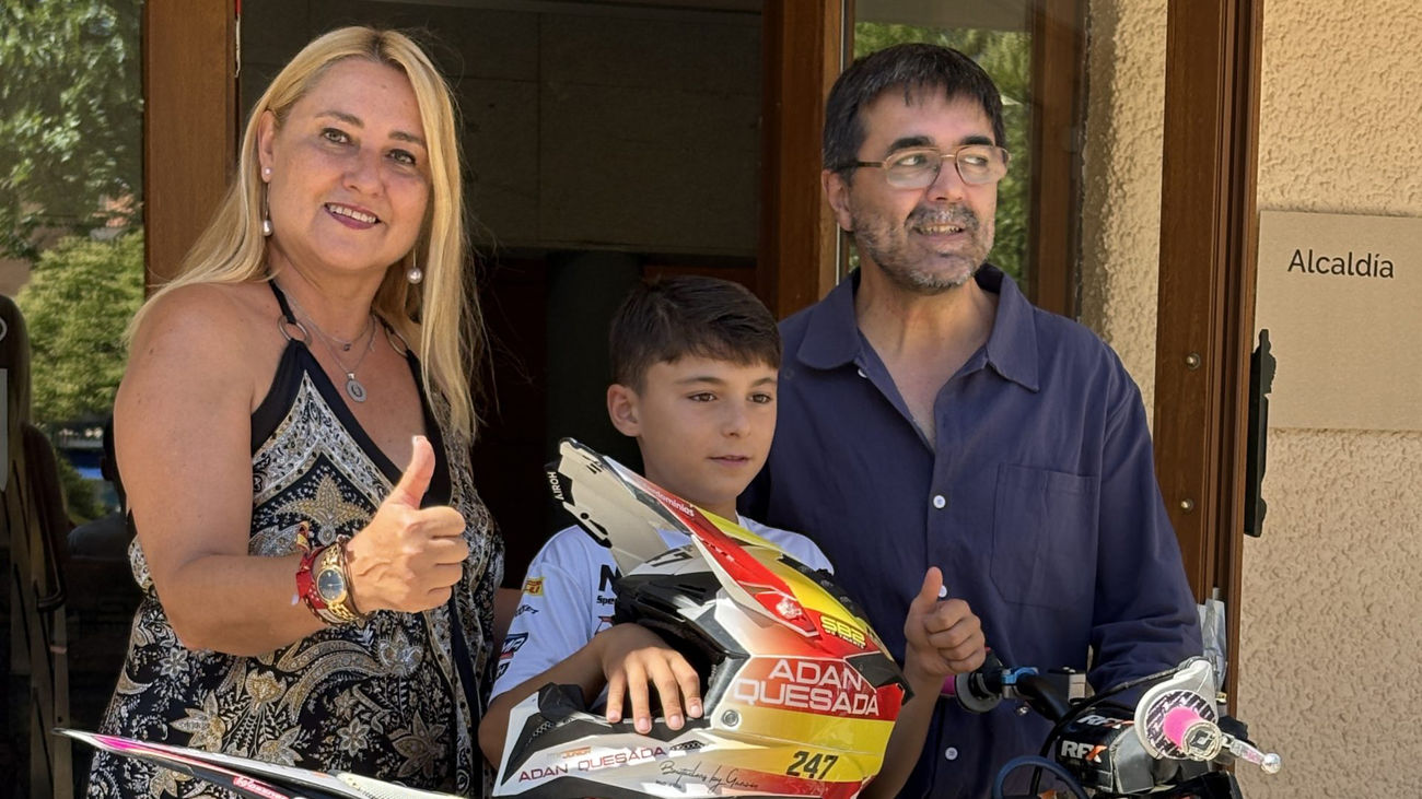 Torrelodones recibe a Adán Quesada, subcampeón del mundo de motocross júnior