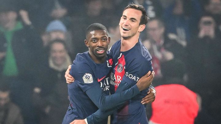 Dembelé y Fabián Ruiz / EFE