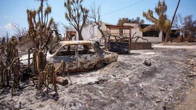 "Podemos dar gracias de que estamos vivos", la desoladora vuelta a casa de los desalojados por el incendio de Los Gallardos, Almería