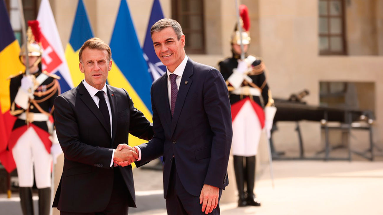 Emmanuel Macron y Pedro Sánchez