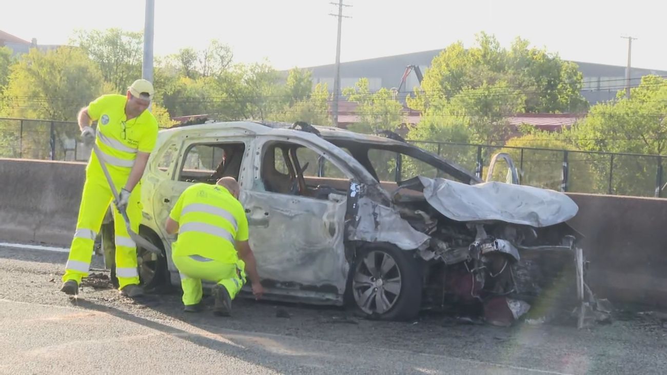 Siete heridos en un accidente de tráfico en Alcorcón con tres turismos implicados