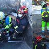 Una mujer que dormía en un contenedor cae dentro de un camión de basura en Rivas-Vaciamadrid
