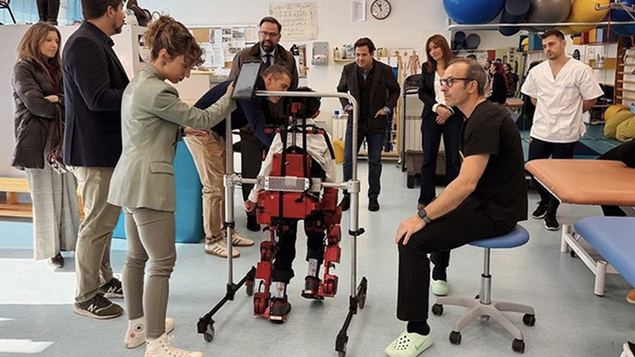 Experiencia previa con un exoesqueleto en un centro de Las Rozas