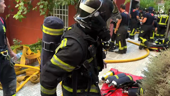 Incendio en Canillas.