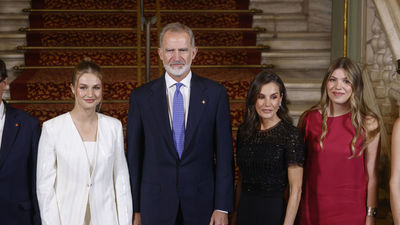 El Rey cede protagonismo a su hija Leonor en la entrega de premios Princesa de Girona