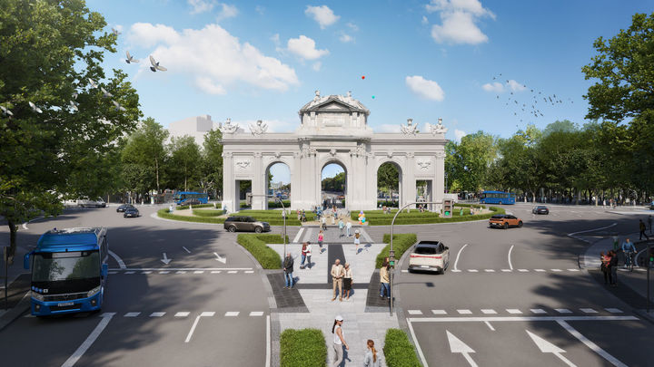 Las obras del nuevo bulevar entre Alcalá y Cibeles cortarán un carril por cada sentido