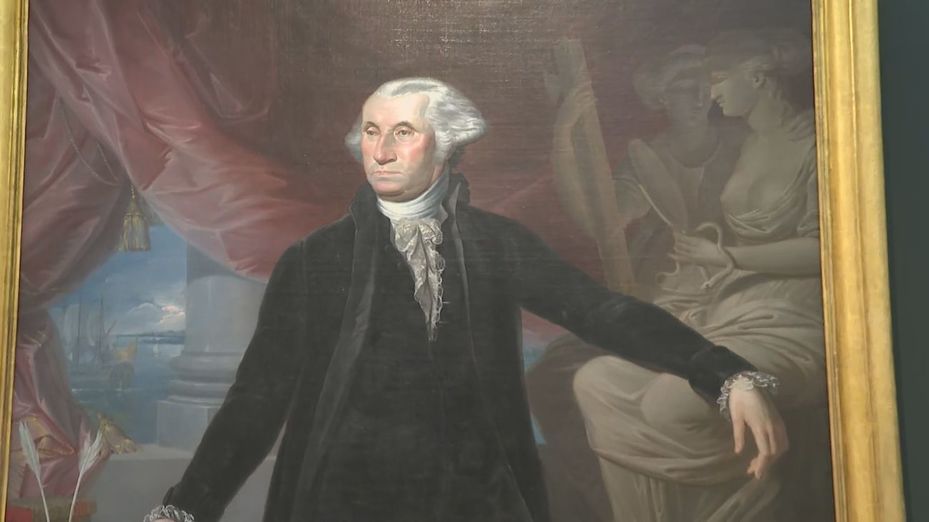 Se exhibe un retrato de George Washington en Madrid por el 250º aniversario de EEUU