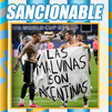 Argentina se enfrenta a una posible multa de la FIFA por la pancarta de 'Malvinas Argentinas'