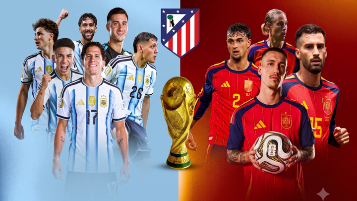 Jugadores del Atlético en Argentina y España / YOUTUBE