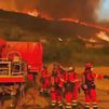 Cuatro pueblos evacuados en Zaragoza por el  incendio forestal  en Orés que ha puesto en peligro a los bomberos que trabajan en la zona