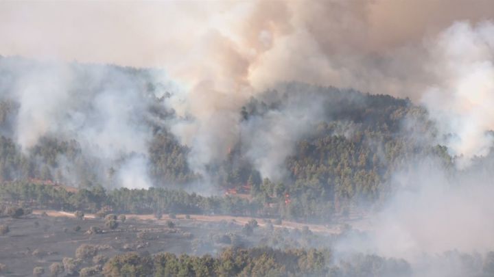 Incendio en Lozoyuela