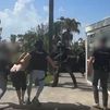 Operación policial del arresto de la organización