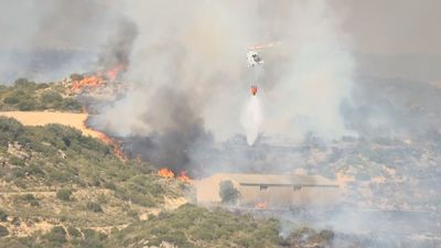 Aragón vive el peor incendio forestal de su historia con 6.000 hectáreas quemadas