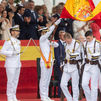 Felipe VI entrega los reales despachos a 125 oficiales de la Armada en Marín (Pontevedra)