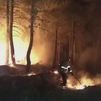 Tres pueblos evacuados y otros dos confinados por el incendio de La Mierla, Guadalajara