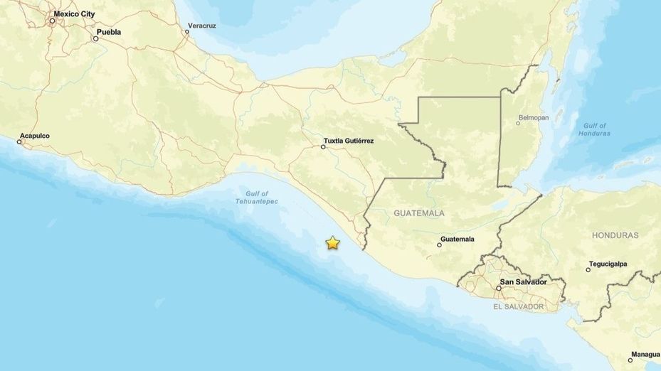 México registra un terremoto de 7,3 con alerta de tsunami cerca de la costa de Chiapas